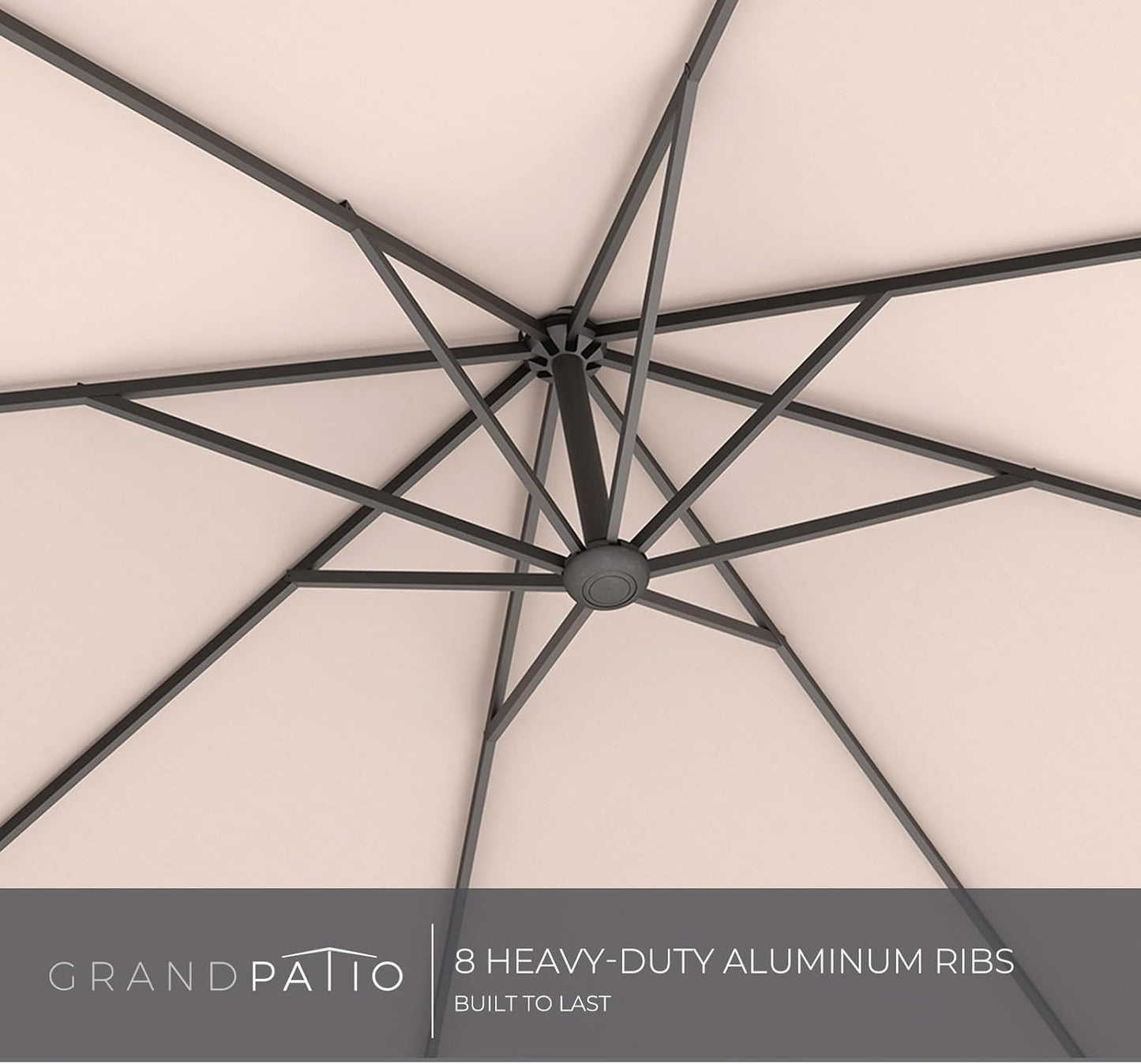 Grand patio 10x13 FT Cantilever Umbrella Outdoor Aluminum Rectangle Offset